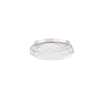 Carat LED Flush Mount in Polished Nickel by Schonbek Beyond