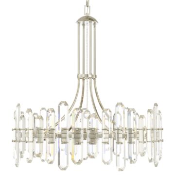 Bolton 12 Light Chandelier in Polished Nickel by Crystorama