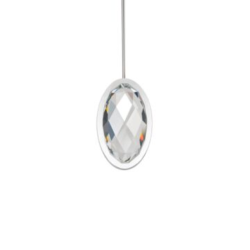 Wonder LED Mini Pendant in Polished Nickel by Schonbek Beyond