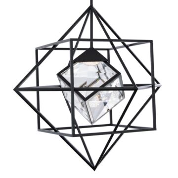 Heracles LED Pendant in Black by Schonbek Beyond