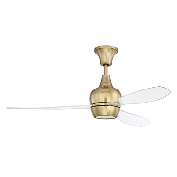 Bordeaux 52"Ceiling Fan in Satin Brass by Craftmade