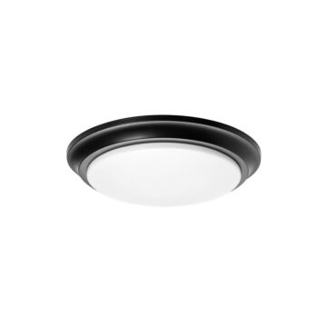 Baron LED Flush Mount in Black by AFX Lighting