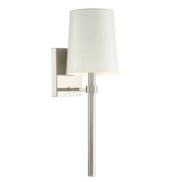 Bromley One Light Wall Sconce in Polished Nickel by Crystorama