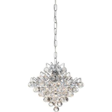 Quoizel Bordeaux 4 Light 12 Inch Ceiling Light in Polished Chrome