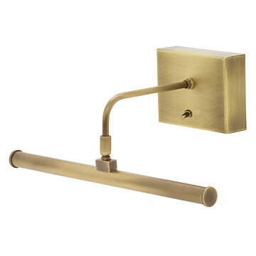  Slim-Line Picture Light in Antique Brass