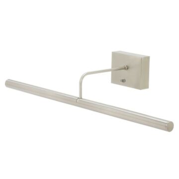 Slim line LED Picture Light in Satin Nickel by House of Troy