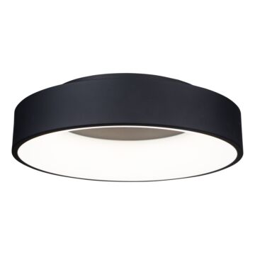 Lazio Collection Integrated LED Flush Mount in Black