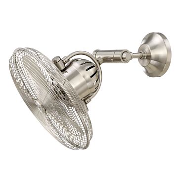 Bellows IV Wall Mount Fan in Brushed Polished Nickel by Craftmade
