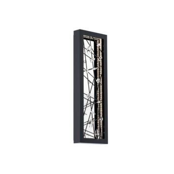 Dreamcatcher LED Outdoor Wall Sconce in Black by Schonbek Beyond