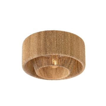 Coe One Light Flush Mount in Vintage Gold Leaf by Troy Lighting