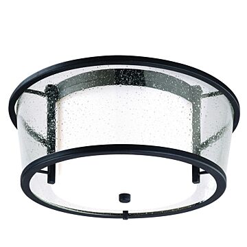 Troy Bennington 2 Light Ceiling Light in Forged Bronze