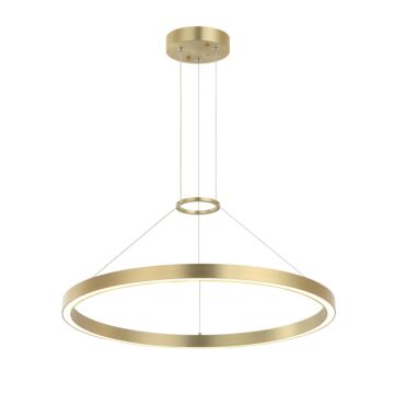 O'Hara LED Chandelier in Brushed Gold by Matteo Lighting