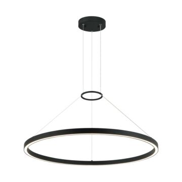 O'Hara LED Chandelier in Matte Black by Matteo Lighting