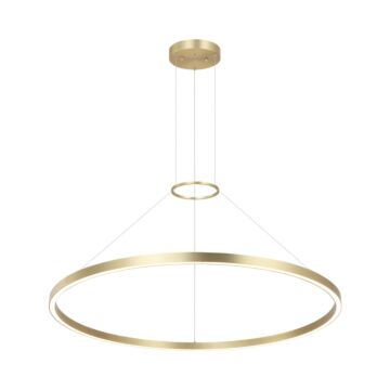 O'Hara LED Chandelier in Brushed Gold by Matteo Lighting