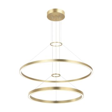 O'Hara LED Chandelier in Brushed Gold by Matteo Lighting