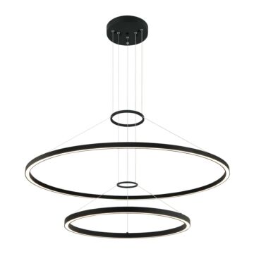 O'Hara LED Chandelier in Matte Black by Matteo Lighting