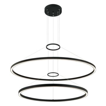 O'Hara LED Chandelier in Matte Black by Matteo Lighting
