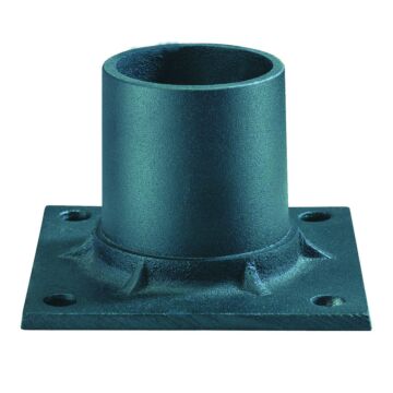 Black Pier Mount For 3-in Posts