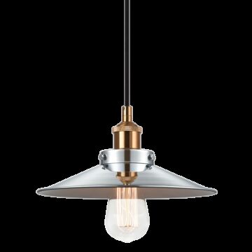 Bulstrode'S Workshop One Light Pendant in Aged Gold Brass by Matteo Lighting