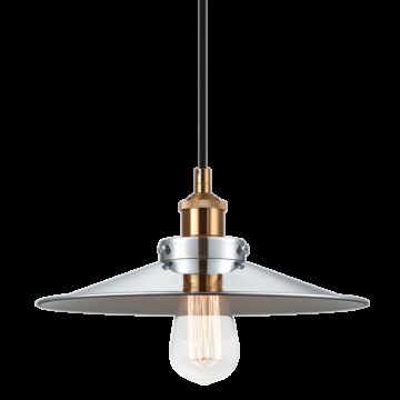 Bulstrode'S Workshop One Light Pendant in Aged Gold Brass by Matteo Lighting
