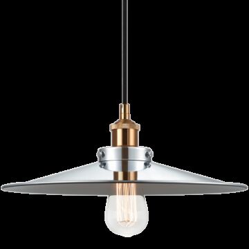 Bulstrode'S Workshop One Light Pendant in Aged Gold Brass by Matteo Lighting