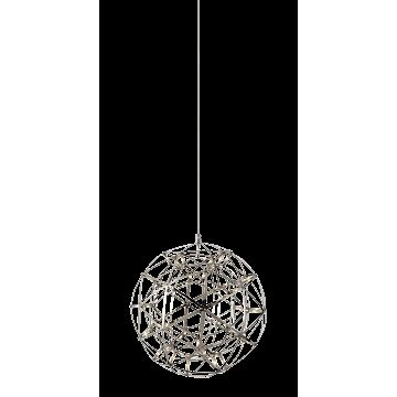 Manhattan Series LED Chandelier in Chrome by Matteo Lighting