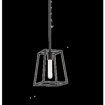 Candor One Light Pendant in Rusty Black by Matteo Lighting
