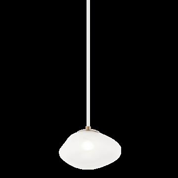Matteo Melo 1 Light Pendant Light In Aged Gold Brass
