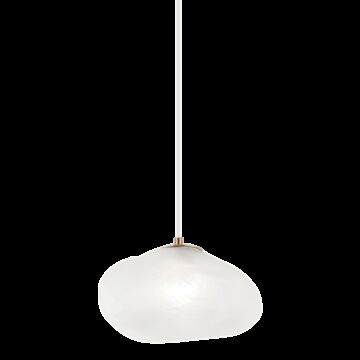 Matteo Melo 1 Light Pendant Light In Aged Gold Brass