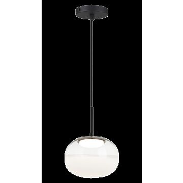 Jayce LED Pendant in Matte Black by Matteo Lighting