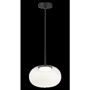Jayce LED Pendant in Matte Black by Matteo Lighting