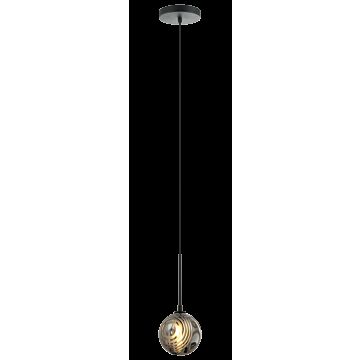 Jemyca One Light Pendant in Matte Black by Matteo Lighting