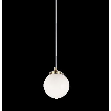 The Bougie One Light Pendant in Aged Gold Brass by Matteo Lighting