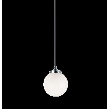 The Bougie One Light Pendant in Chrome by Matteo Lighting