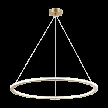 Victoria LED Pendant in Brushed Gold by Matteo Lighting