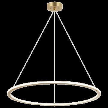 Victoria LED Pendant in Brushed Gold by Matteo Lighting