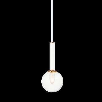Stellar One Light Pendant in Aged Gold Brass by Matteo Lighting
