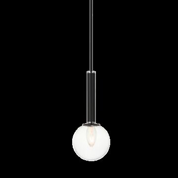 Stellar One Light Pendant in Black by Matteo Lighting