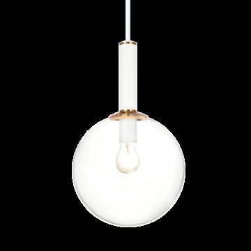 Stellar One Light Pendant in Aged Gold Brass by Matteo Lighting