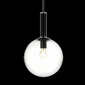 Stellar One Light Pendant in Black by Matteo Lighting