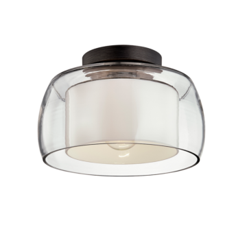 Candace One Light Flush Mount in Graphite by Troy Lighting