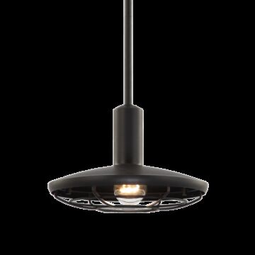 Compton One Light Pendant in Matte Black by Matteo Lighting