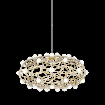 Coral LED Chandelier in Gold by Matteo Lighting