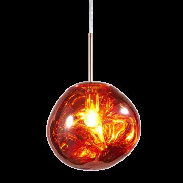 Galactic LED Pendant in Copper by Matteo Lighting