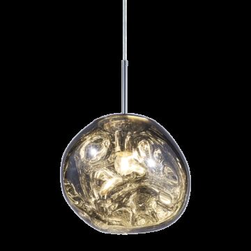 Galactic LED Pendant in Smoke by Matteo Lighting