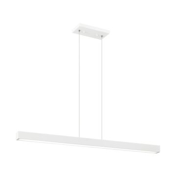 Presley LED Chandelier in Matte White by Matteo Lighting
