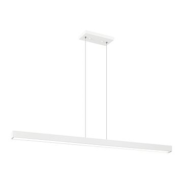 Presley LED Chandelier in Matte White by Matteo Lighting