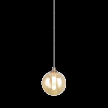 Magma LED Pendant in Amber by Matteo Lighting