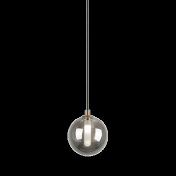 Magma LED Pendant in Smoke by Matteo Lighting