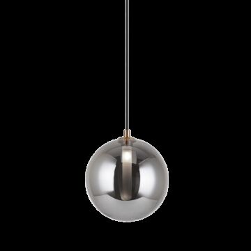 Magma LED Pendant in Smoke by Matteo Lighting
